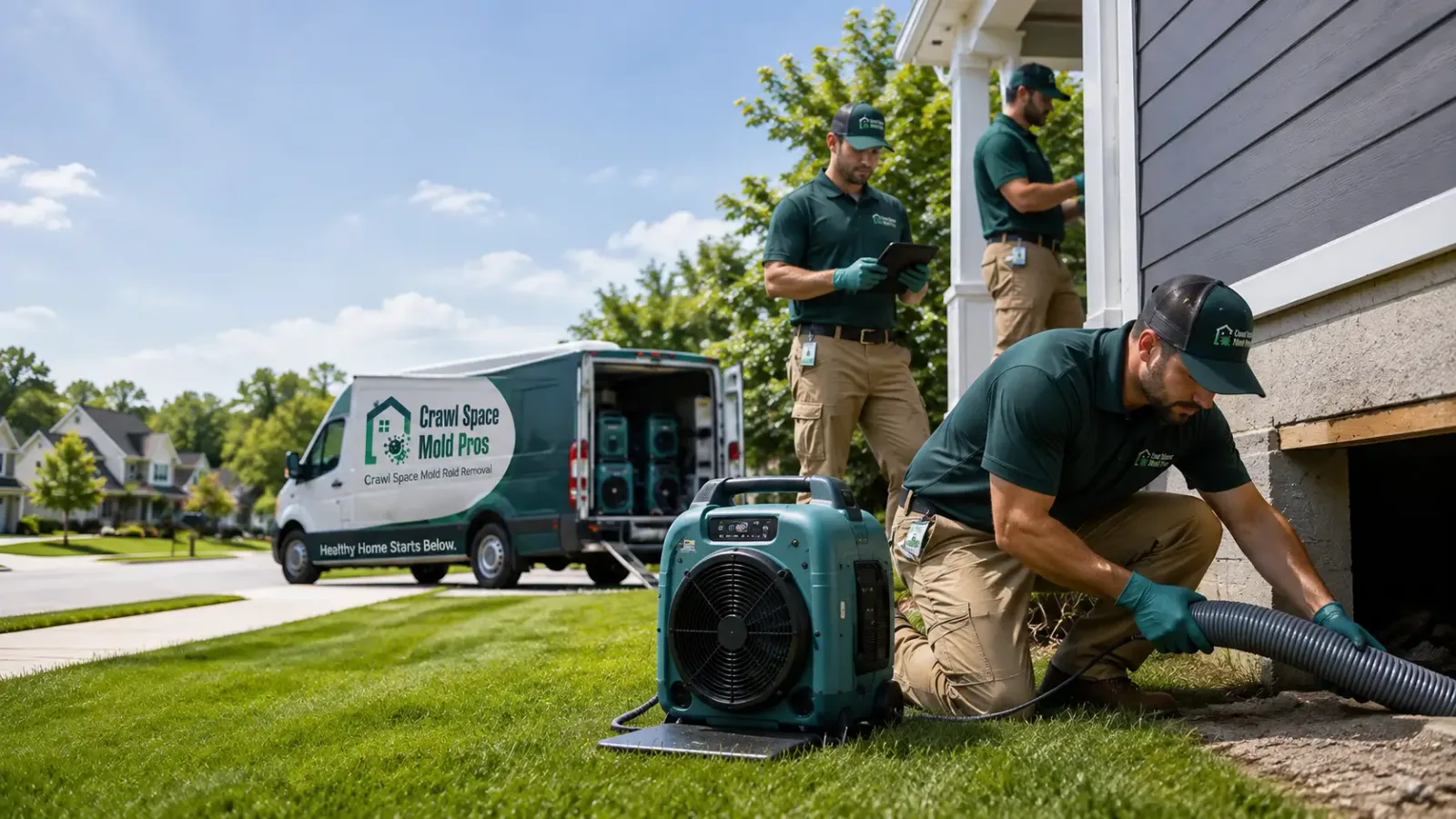 Crawl Space Mold Removal in Holt, MI
